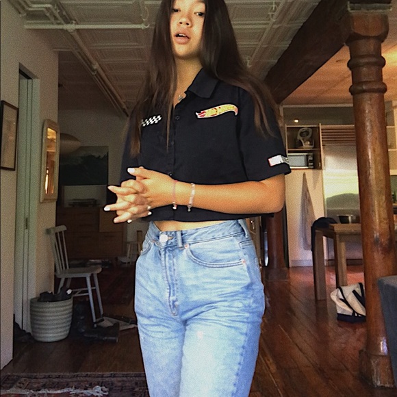 Tops - Hot wheels vintage crop top!